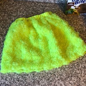 Girly floral skirt